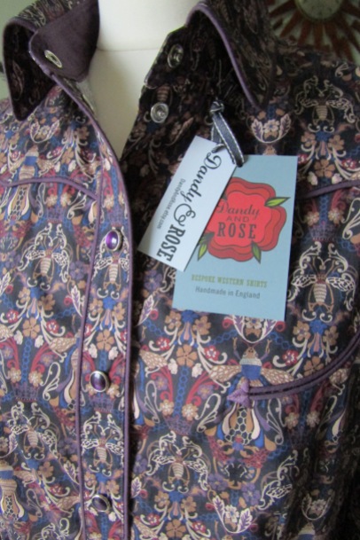 Woman's Dandy & Rose shirt in Liberty's 'Queen Bee' print